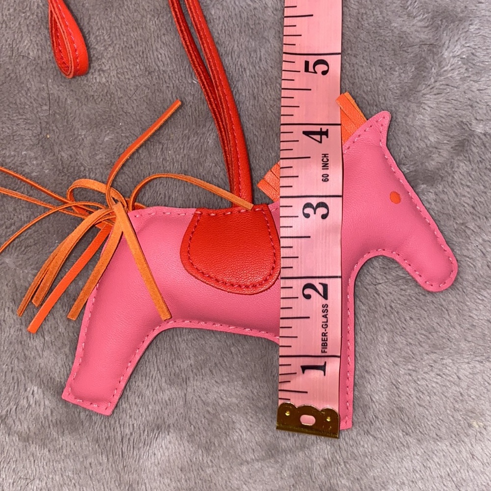 HERMÈS Rose Azalee Pink Rodeo Bag Charm - Picture 10 of 10